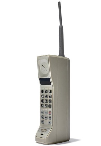 The first ever publicly available mobile phone. It was launched by Motorola in 1973