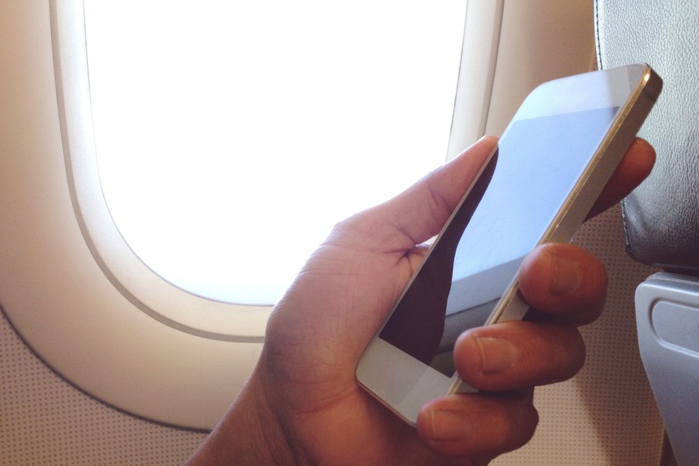 Phone in Airplane