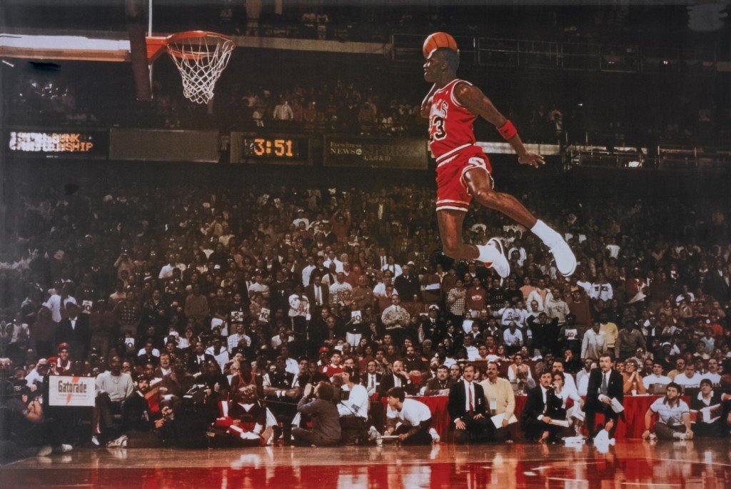 Jordan's famous dunk