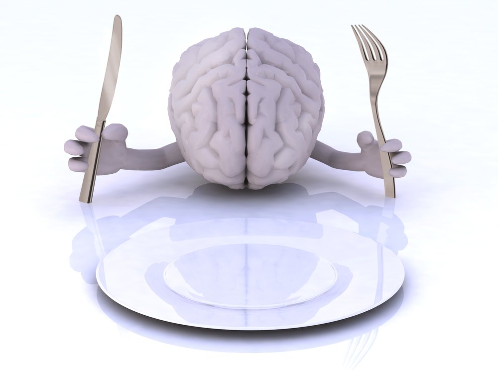 Brain with Hands and Utensil