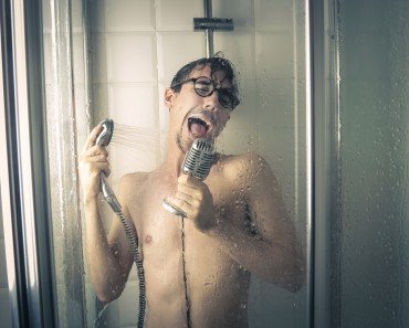 Singer in Shower