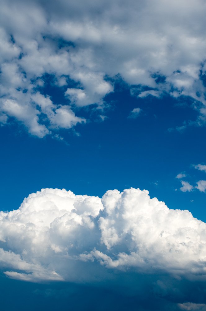 Credit: Stacy Newman/Shutterstock Doesn't the cloud look brighter compared to the darker sky?