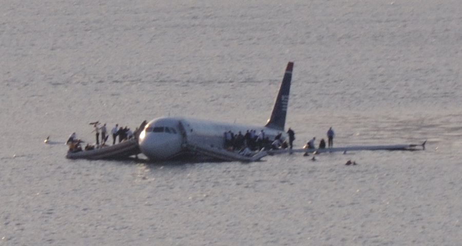 The downed Airbus 1549