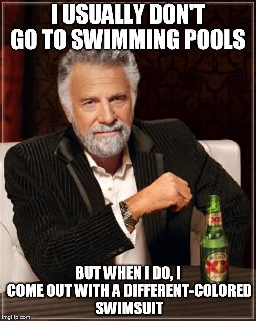swimming pool meme