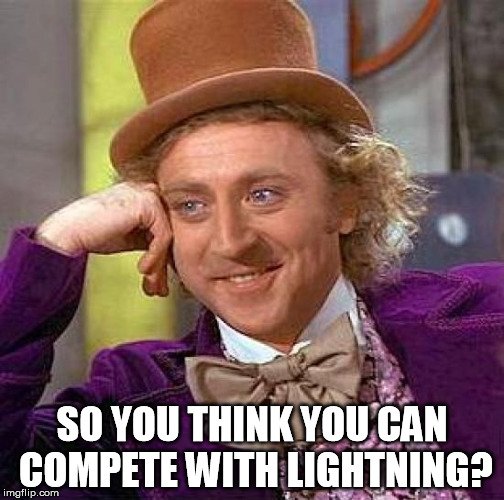compete with lightning meme