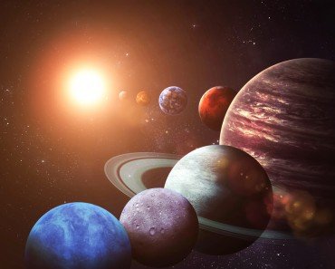 Solar system and space objects. Elements of this image furnished by NASA - Image