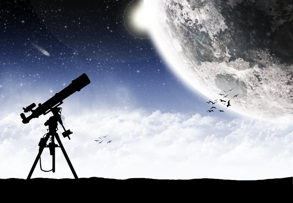 The telescopes are slightly larger than this.... Photo Credit: sdecoret / Shutterstock