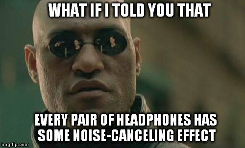 noise cancelling meme