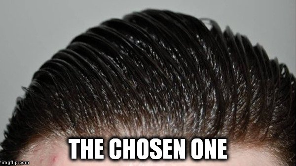 oil hair meme