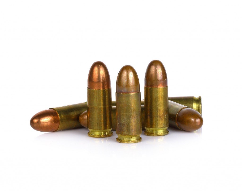 The Perfect (and Deadly) Shape of a 9mm cartridge (Photo Credit: pairoj / Fotolia)