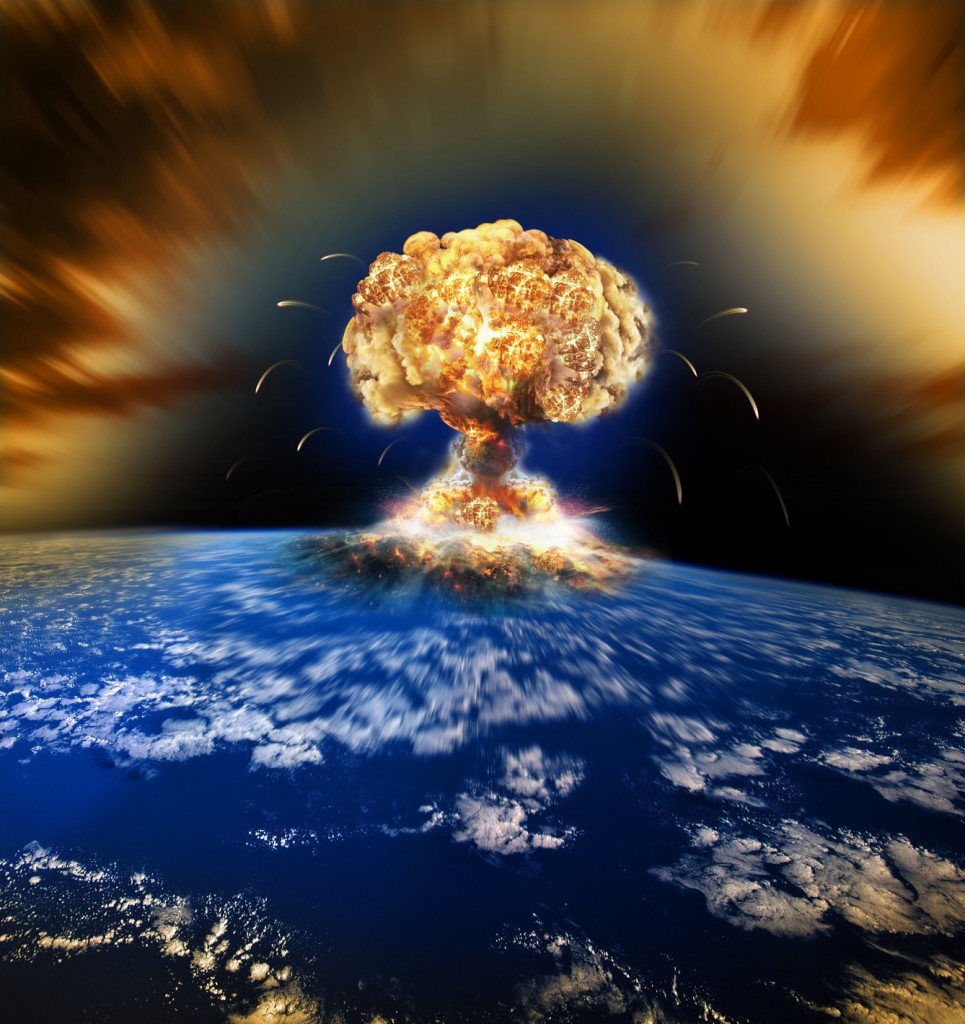 Nuclear explosion atomic war