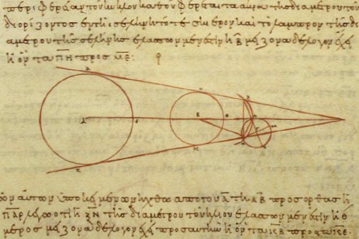 Ancient Greek scripture explaining Lunar Eclipse