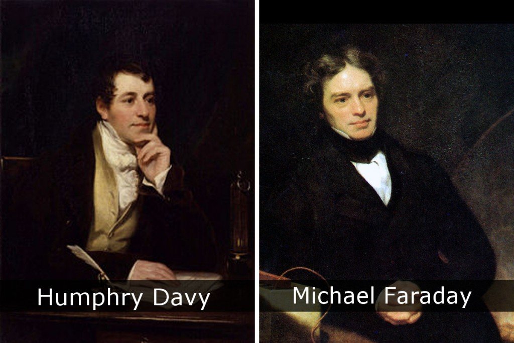 Humphry Davy & Michael Faraday