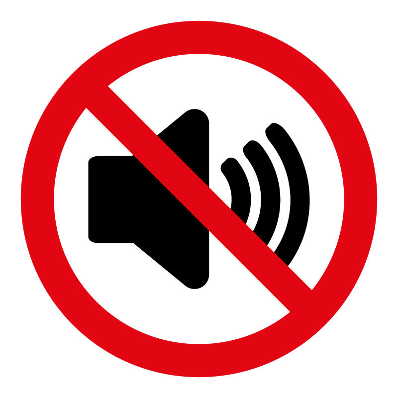 No Sound Sign(LDDesign)s