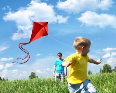 Kite flying boy game