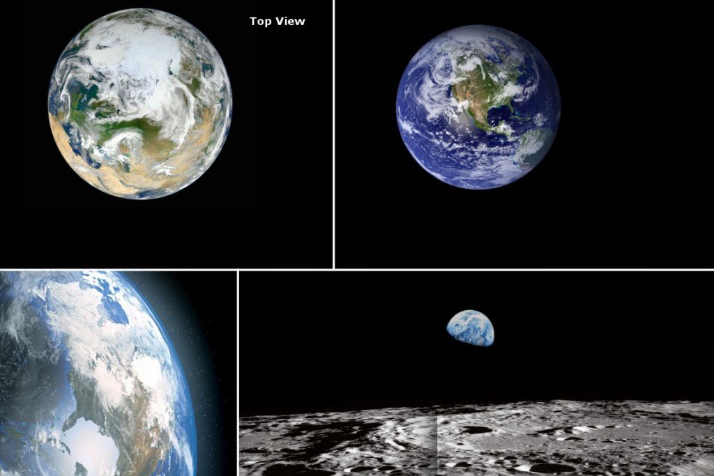 Earth collage