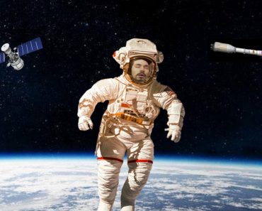 Dead astronaut in space rocke satellite rocket earth surface atmosphere oxygen life breath