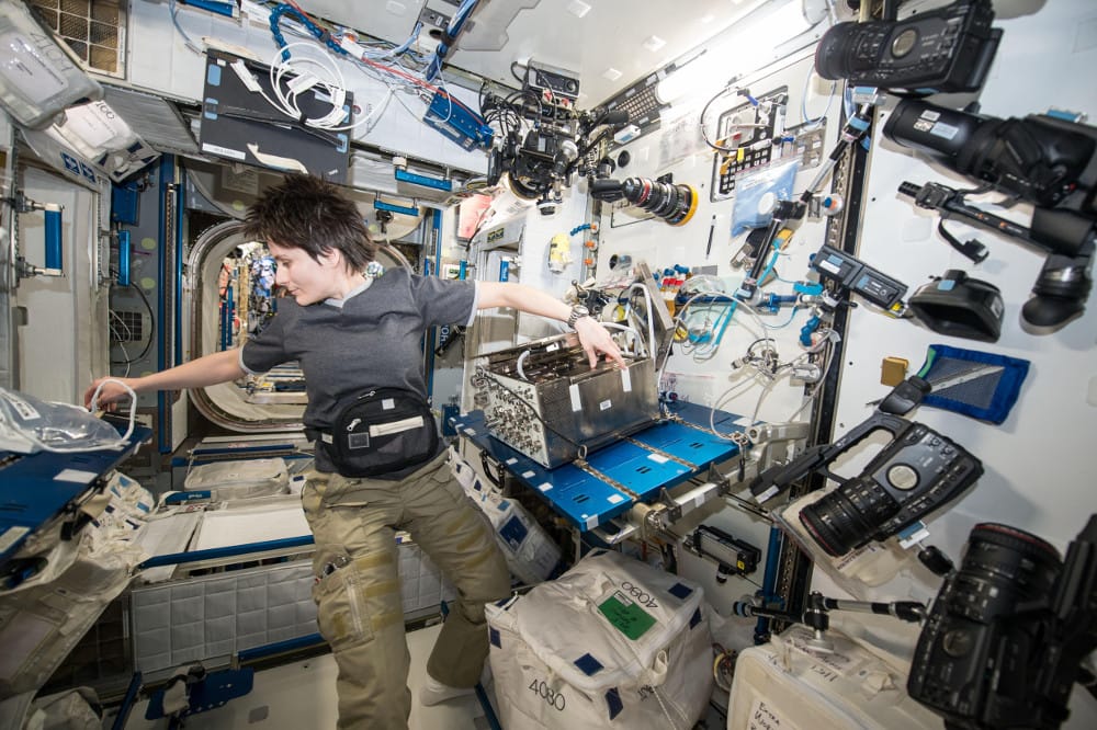 astronaut in ISS