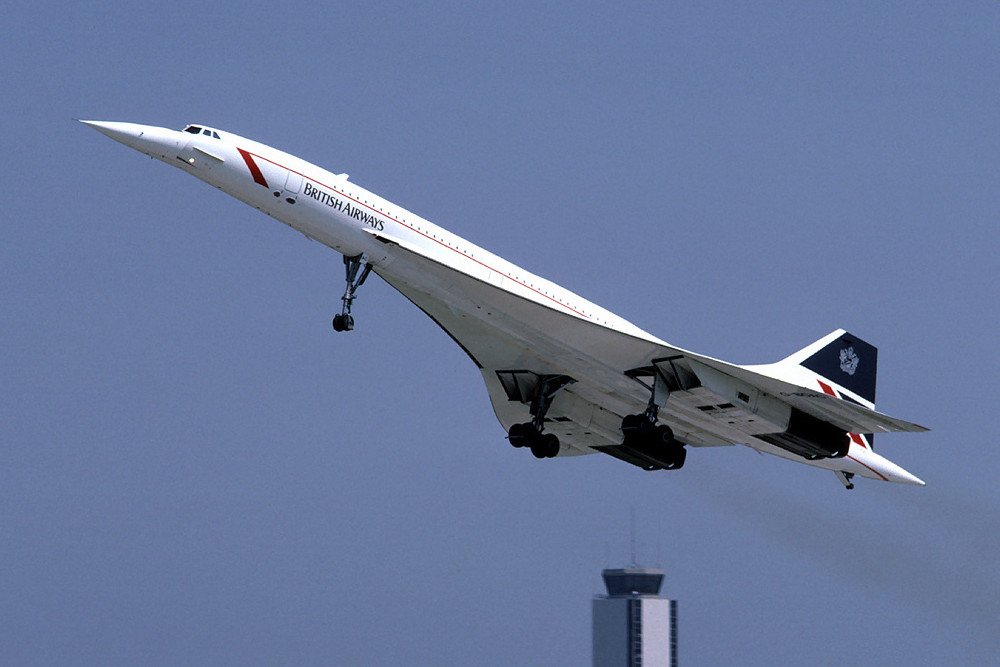 British Airways Concorde G-BOAC Concorde airplane