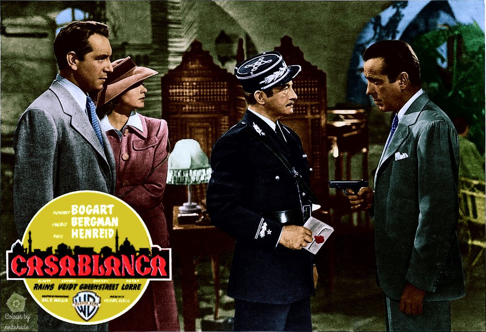 Casablanca colorised