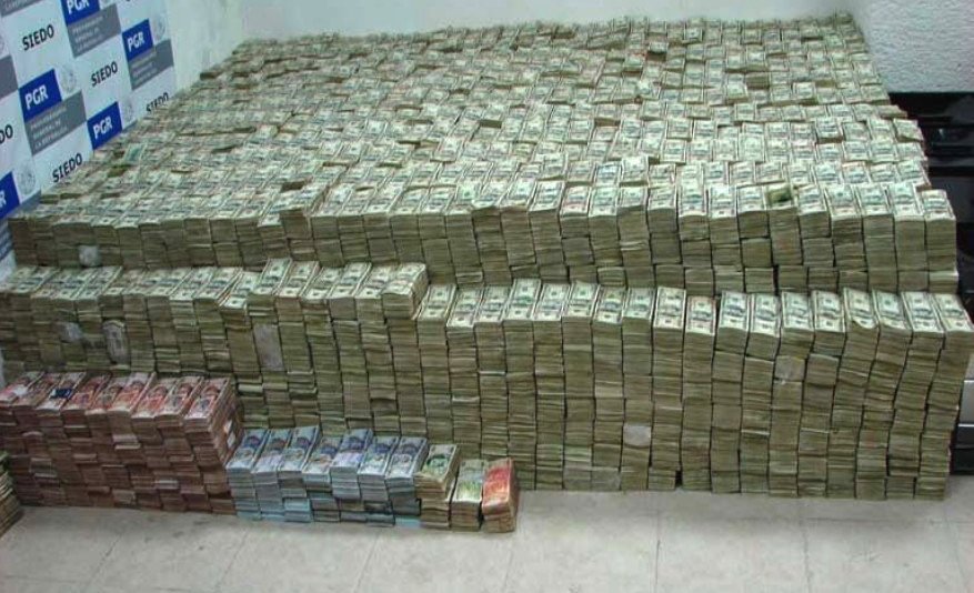 Huge pile of cash