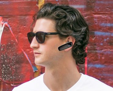 Man Using Wireless Bluetooth headset