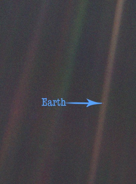 Carl Sagan Pale blue dot