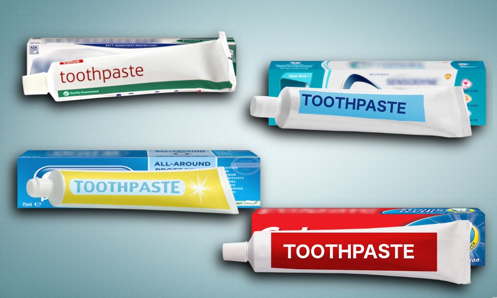 Different type of Toothpaste
