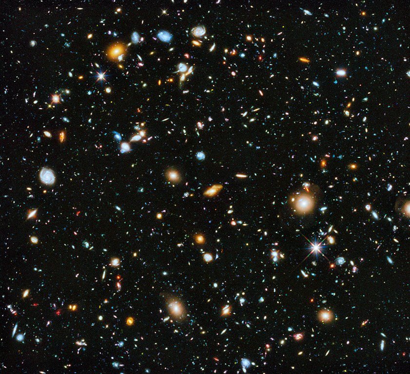 Hubble Ultra Deep Field space stars