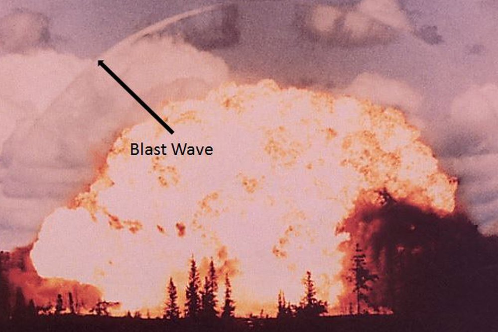 explosion shock wave