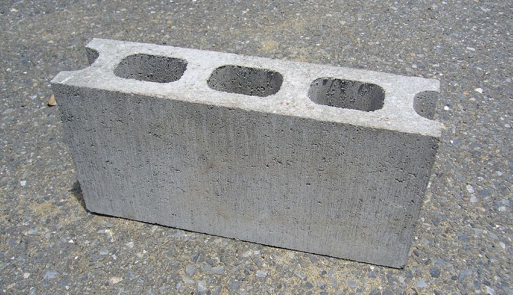 Concrete cinderblock