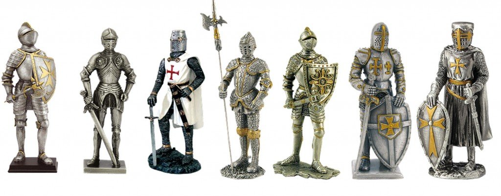 knight armor middle ages isolated