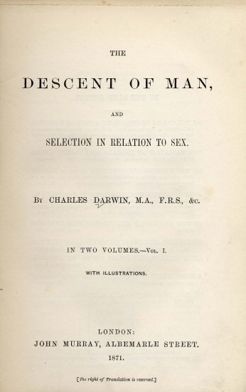 Darwin Descent of_Man (1871)