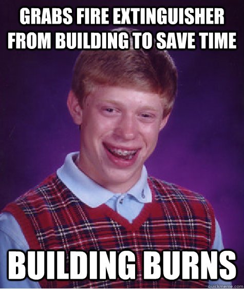 building burns meme