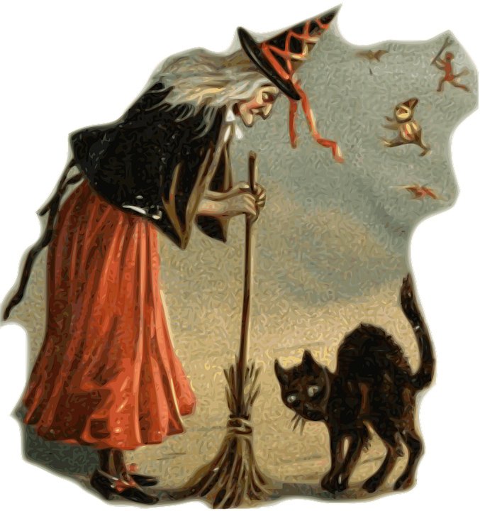 witch-black-cat-broom-halloween