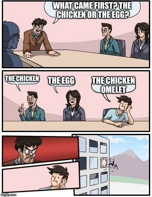 chicken omlete meme
