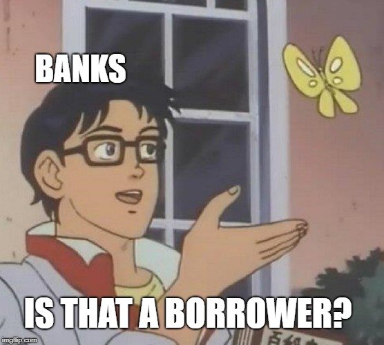 BANKS; IS THAT A BORROWER meme