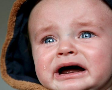 baby crying tears