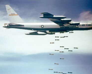 plane dropping bombs