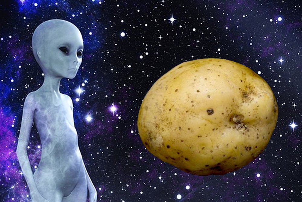 alien and potato