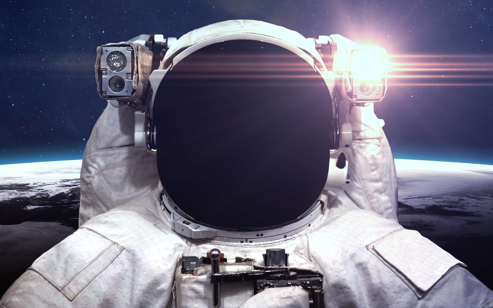 Astronaut in outer space. Spacewalk. Elements of this image furnished by NASA - Image( Vadim Sadovski)s