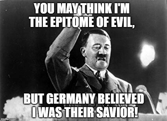 but Germany believed I was their savior meme