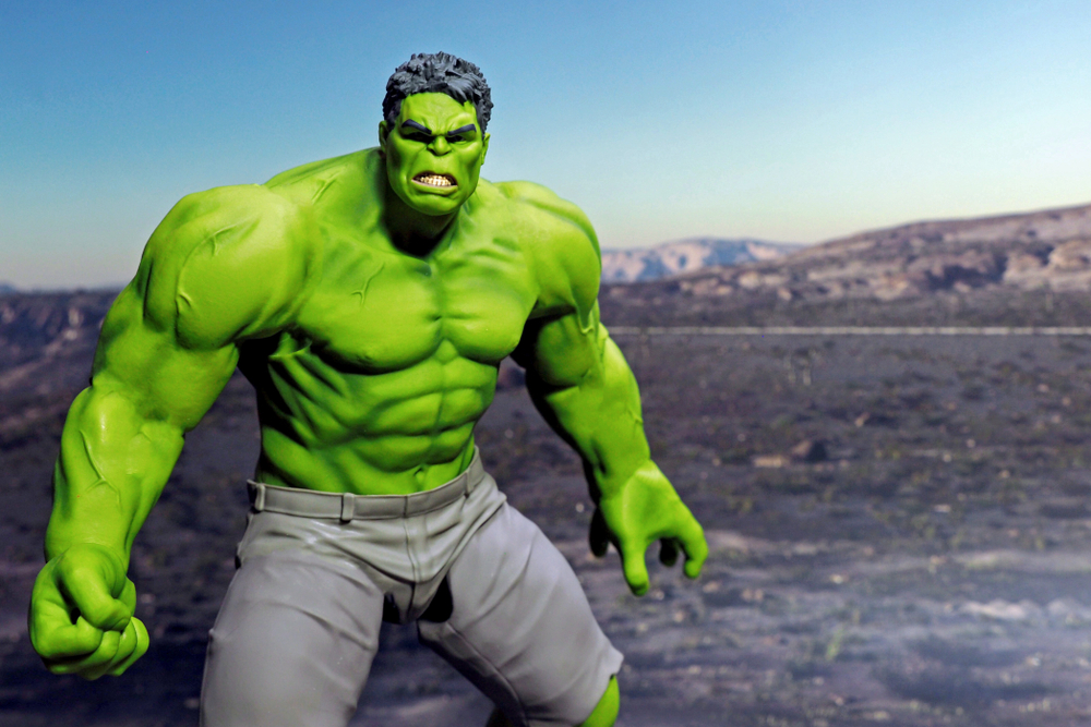 Bangkok,Thailand - May 21,2018 - Good Smile Company, Japanese toy manufacturer, launch action figure series Figma, base on famous Marvel's character the incredible Hulk - Image(Krikkiat)s