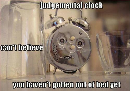 judgmental clock meme