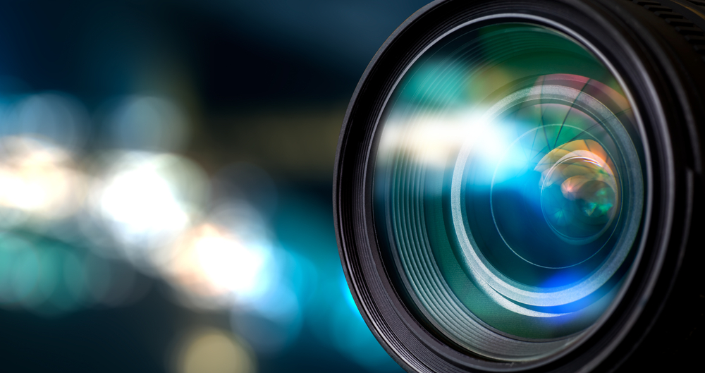 Camera lens with lense reflections. - Image( REDPIXEL.PL)s