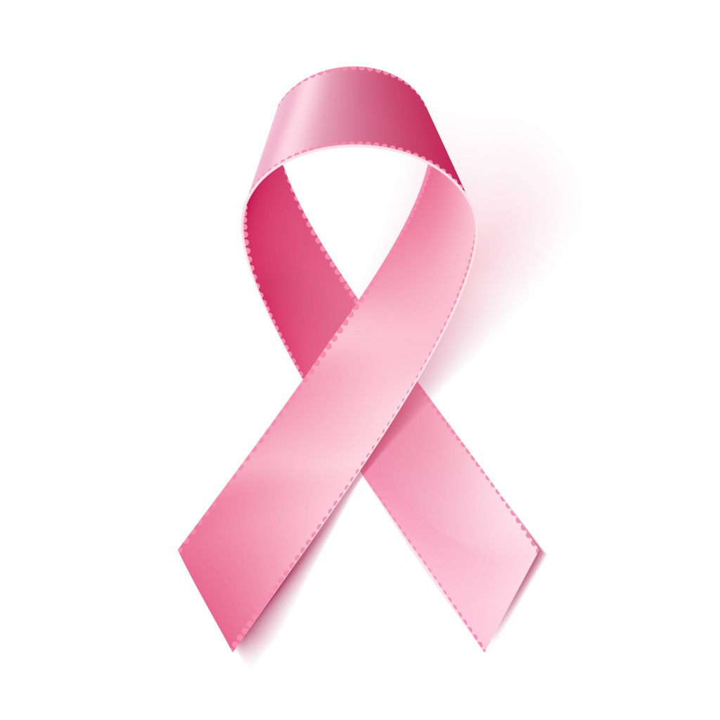 Realistic pink ribbon, breast cancer awareness symbol, isolated on white. Vector illustration, eps10. - Vector(mything)S