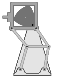 Reuleaux triangle based film advance mechanism in the Soviet Luch-28 mm film projector