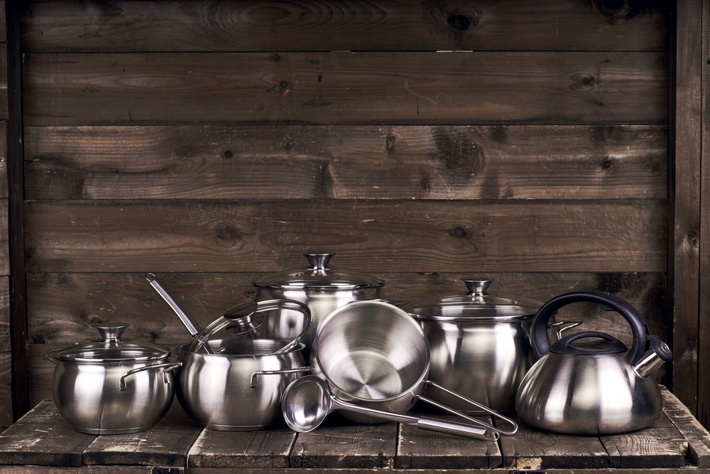 Stainless steel pots - Image( Dmitry_Tsvetkov)s
