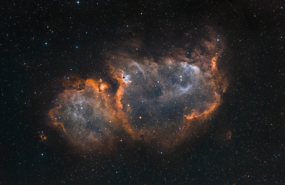 The Soul Nebula in the constellation Cassiopeia (narrow band light) - Image(Marcel Drechsler)S