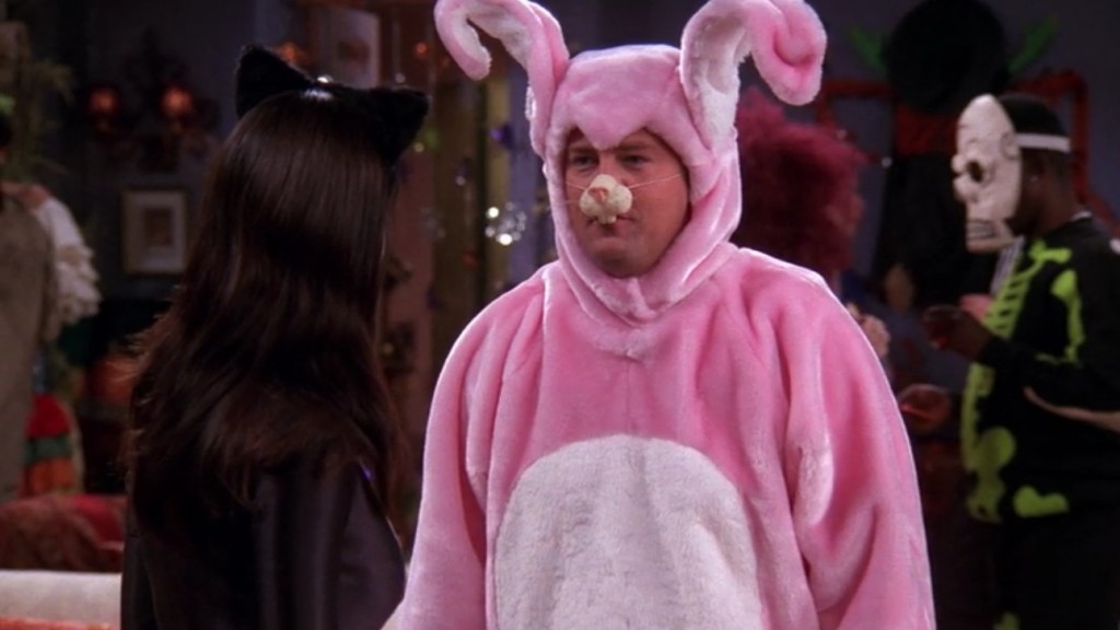 Chandler masks his childhood trauma using self-loathing humour